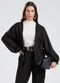 Gris - Kimono em Linho Bege - variação: Bege
