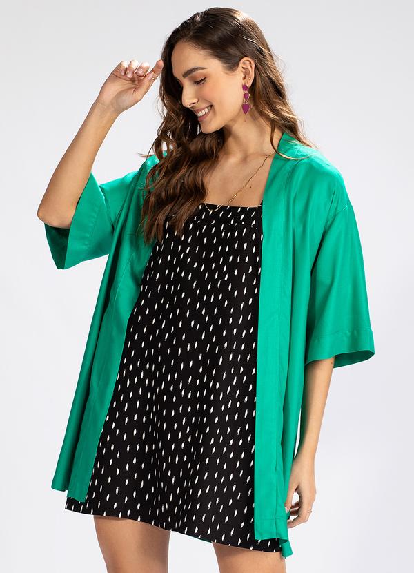 Hering - Kimono em ViscoseVerde