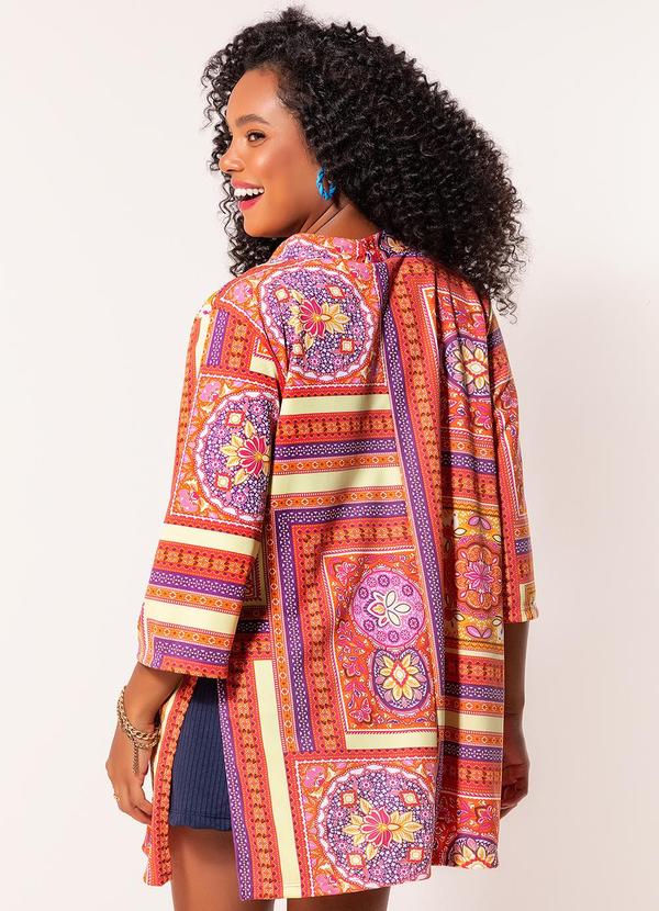 Moda Pop - Kimono Estampa Lenço em Malha 2