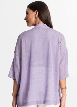 Rovitex - Kimono Feminino com Brilho Roxo - ROVITEX