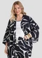 Dianna - Kimono Feminino em Tecido Estampado Preto - variação: Preto