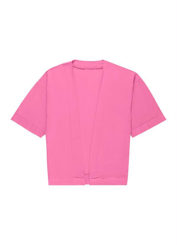 Malwee - Kimono Feminino em Viscose Rosa 6