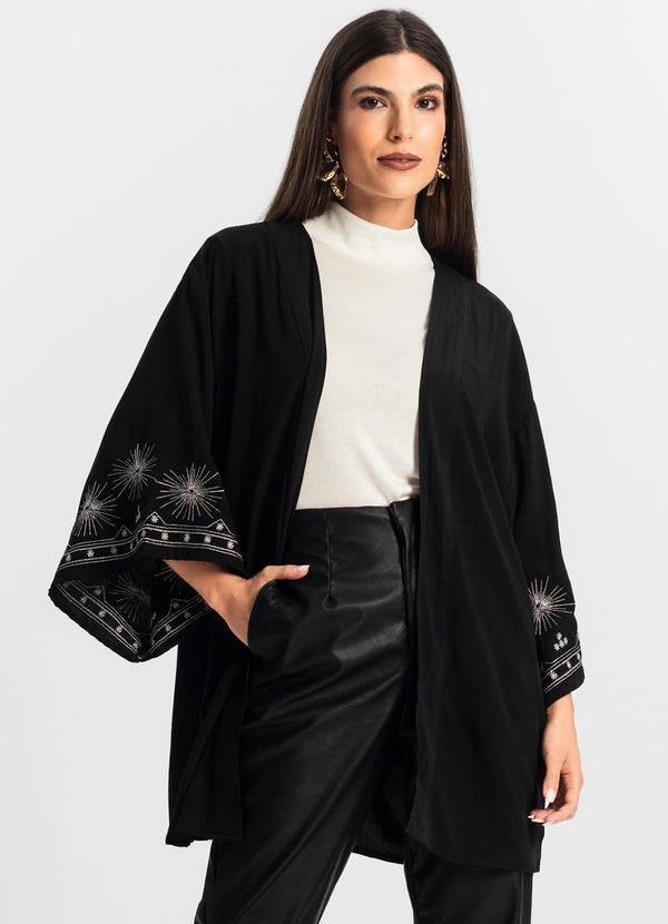 Endless - Kimono Feminino Preto 4