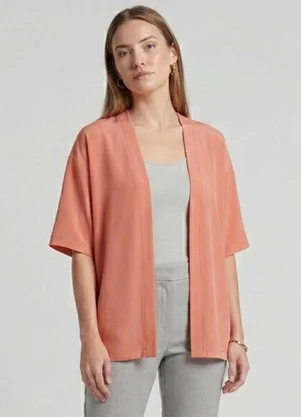 Infinita Cor - Kimono Feminino Laranja - INFINITA COR