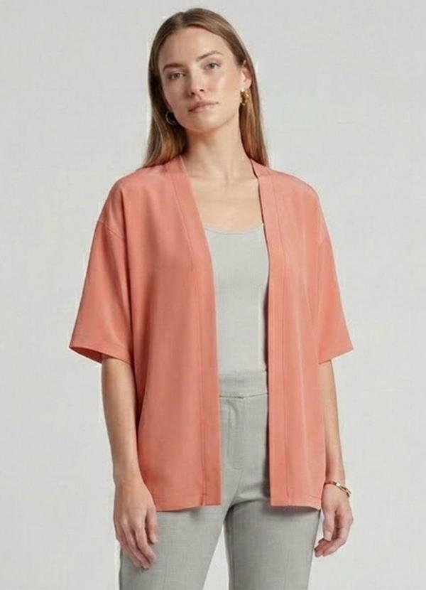 Infinita Cor - Kimono Feminino Laranja