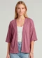 Infinita Cor - Kimono Feminino Vermelho - variação: Rosa