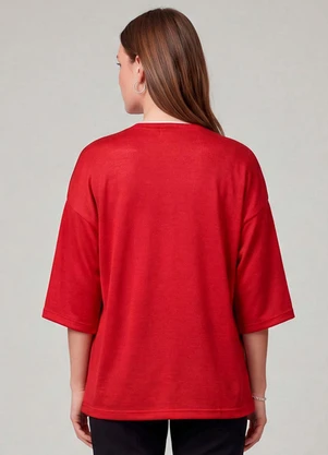 Infinita Cor - Kimono Feminino Vermelho - INFINITA COR