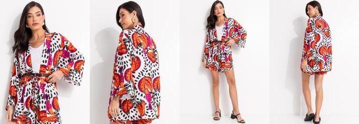 Kimono Tucanos em Malha Fria