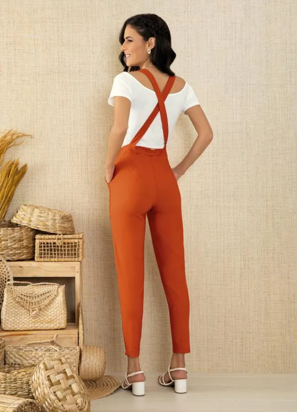 Quintess - Jardineira Telha com Bolsos nas Laterais 2