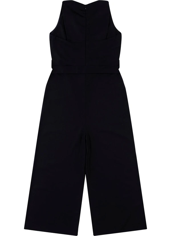 Malwee - Macacão Alfaiaria com Fivela Preto 2