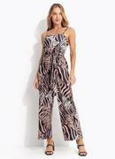 Macaco Animal Print em Malha Fria