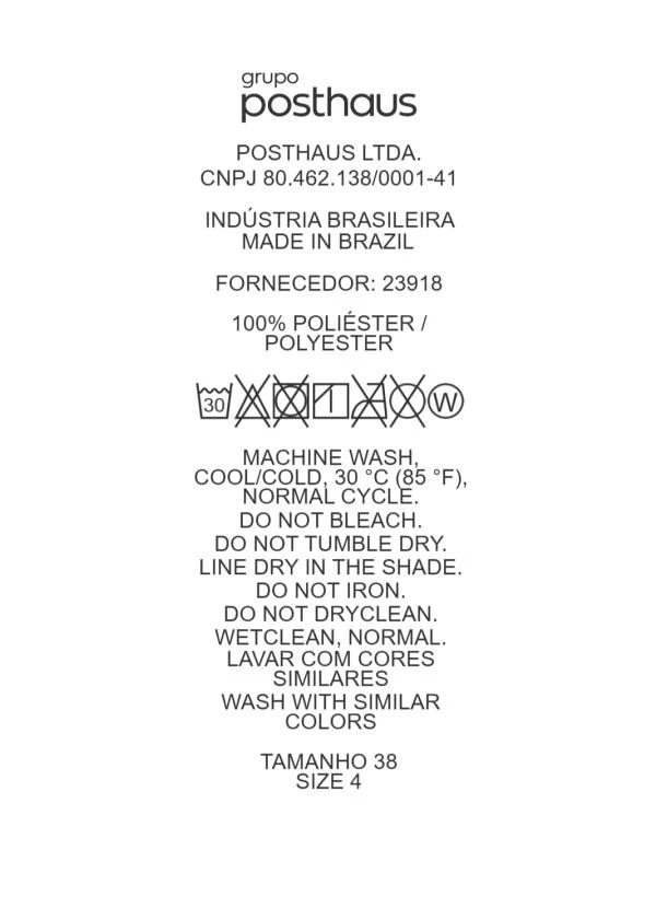 Quintess - Macacão Azul Marinho em Crepe Plano 7