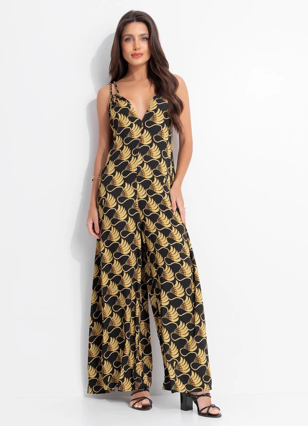 Farm - Macacão Banana Tassel Mini Preto 1