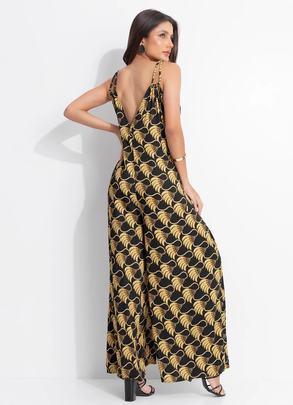 Farm - Macacão Banana Tassel Mini Preto 2