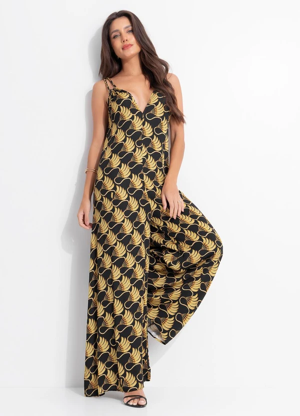 Farm - Macacão Banana Tassel Mini Preto 3