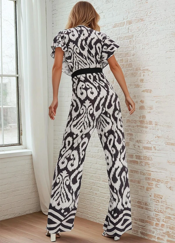 bonprix - Macacão Barrado Étnico em Malha Fria 2