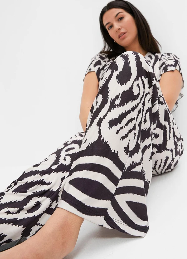 bonprix - Macacão Barrado Étnico em Malha Fria 4