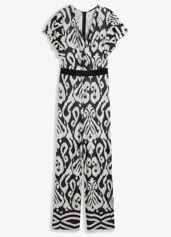 bonprix - Macacão Barrado Étnico em Malha Fria 5