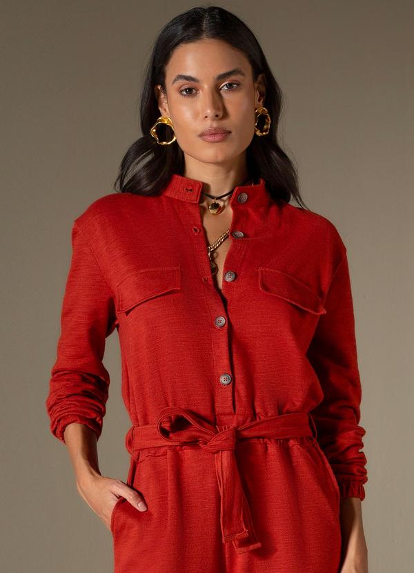 Use Modo - Macacão Bomber Marrom 2