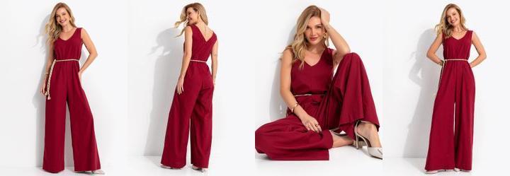 Macac�o Bord� em Linho