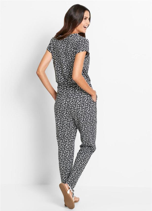 Queima Estoque - Macacão com Amarração Florido 10