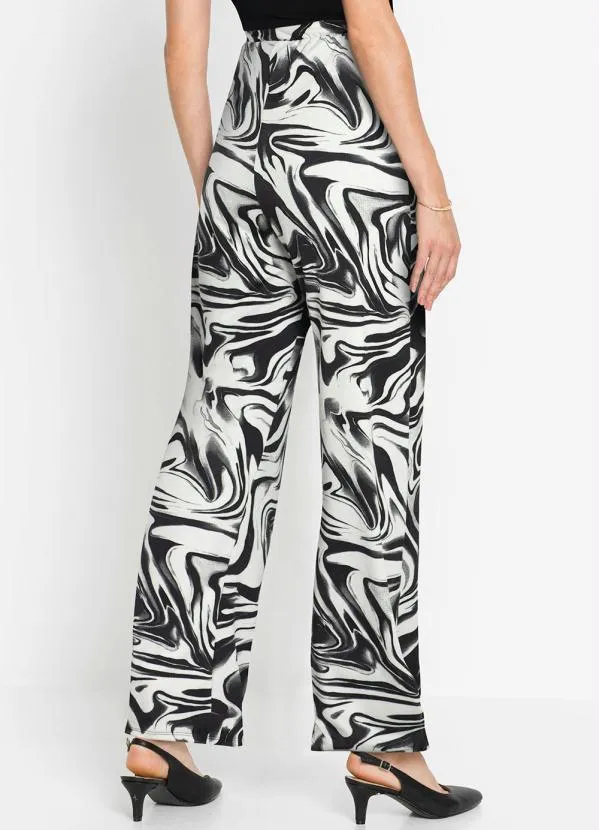 bonprix - Macacão com Recorte Preto e Branco 6