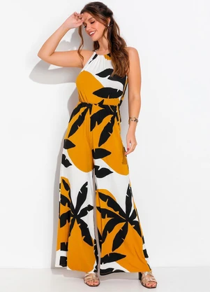 Quintess - Macacão Coqueiros em Malha de Viscose - QUINTESS