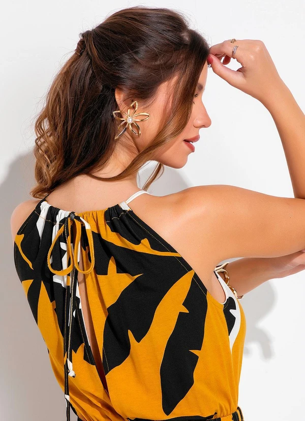 Quintess - Macacão Coqueiros em Malha de Viscose 4