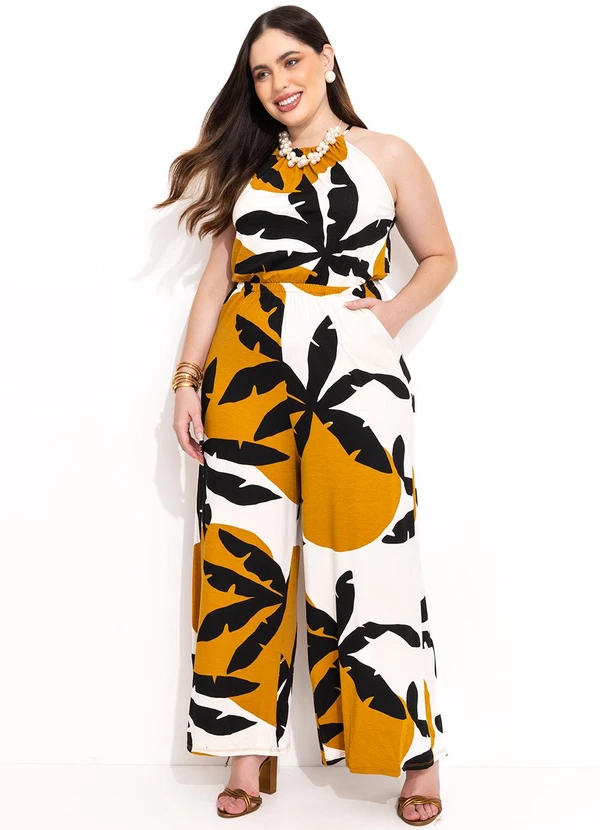 Quintess - Macacão Coqueiros em Malha de Viscose 6