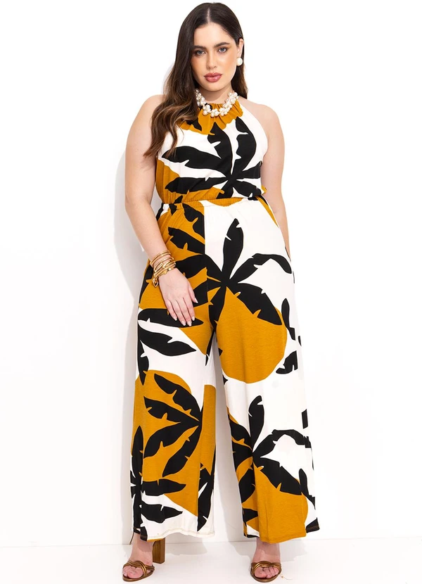 Quintess - Macacão Coqueiros em Malha de Viscose 8