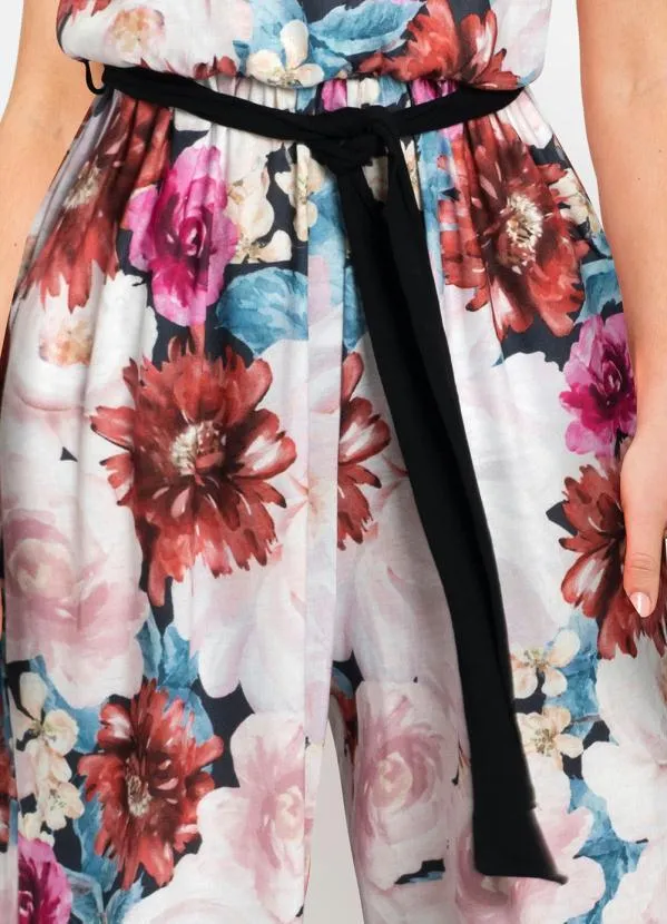 bonprix - Macacão de Alcinha Floral Branco 3