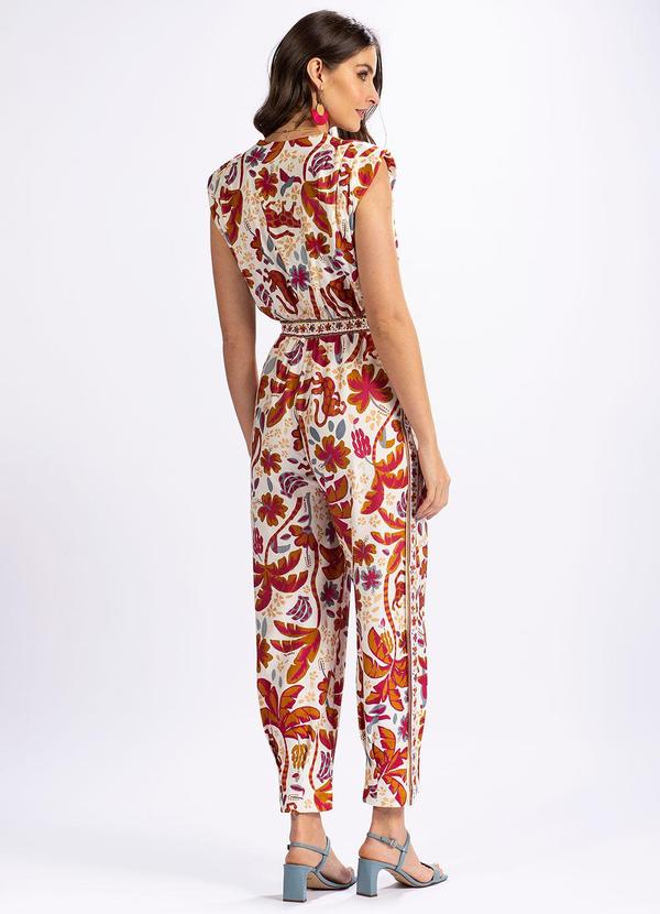 Farm - Macacão em Malha Solar das Bananas Bege 2