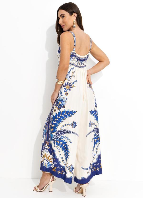 Farm - Macacão Encanto Tropical Azul 2