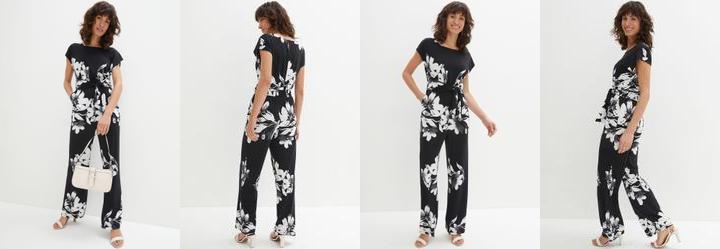 Macaco Floral Dark em Malha Fria