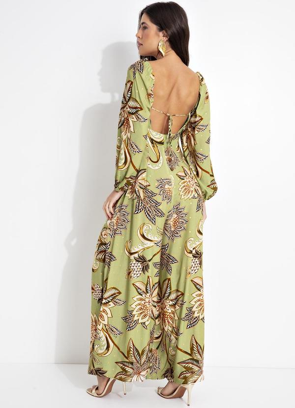 Farm - Macacão Floral Delhi Verde 2