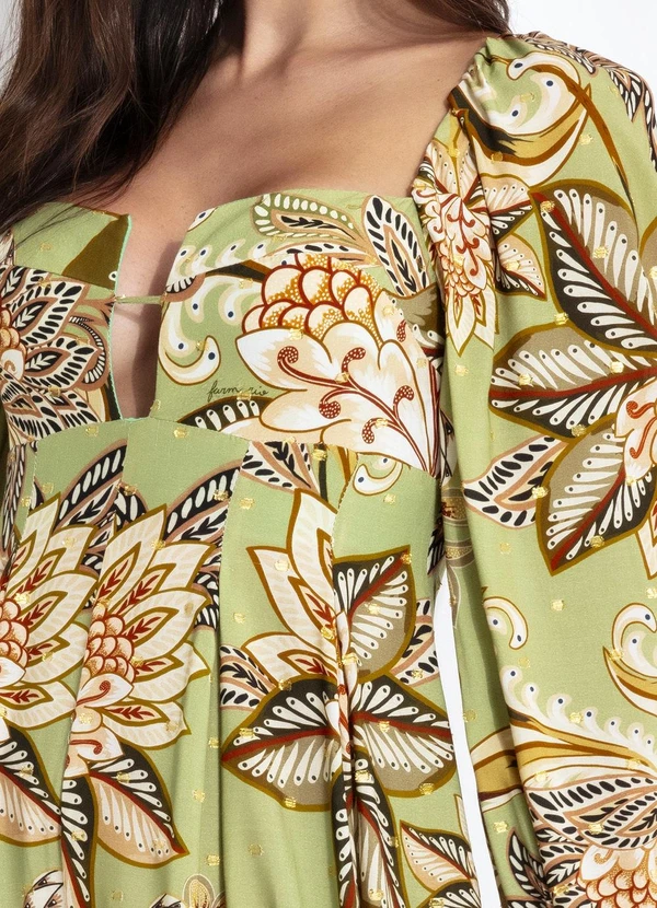 Farm - Macacão Floral Delhi Verde 6