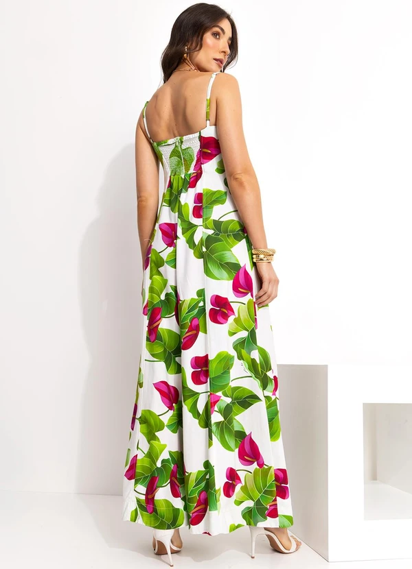 Farm - Macacão Folha de Antúrio Off White 2