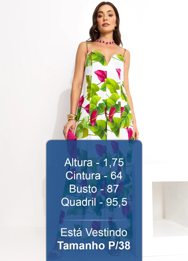 Farm - Macacão Folha de Antúrio Off White 5