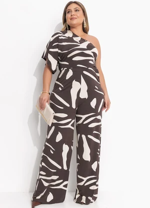 Quintess - Macacão Folhagem Orgânica em Malha de Viscose - QUINTESS