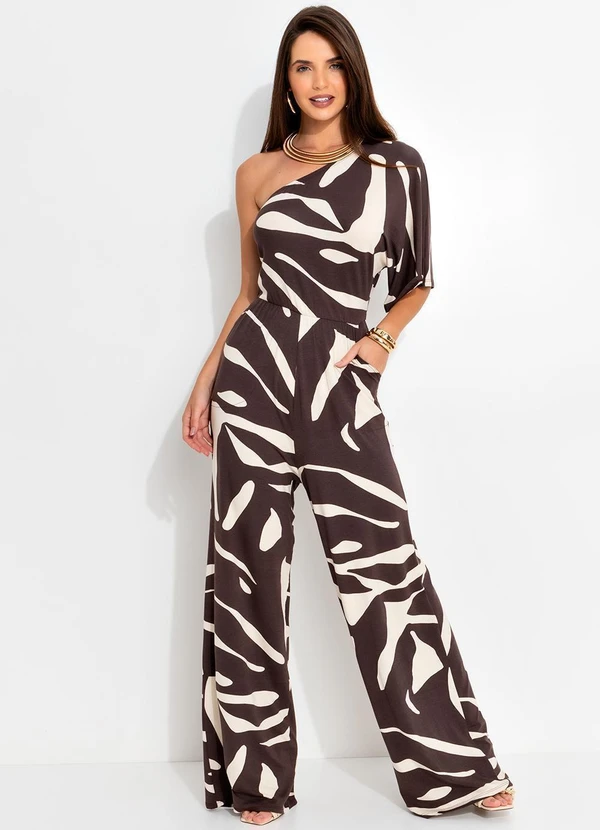 Quintess - Macacão Folhagem Orgânica em Malha de Viscose 5