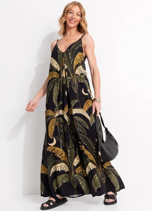 Farm - Macacão Itacaré Preto - FARM