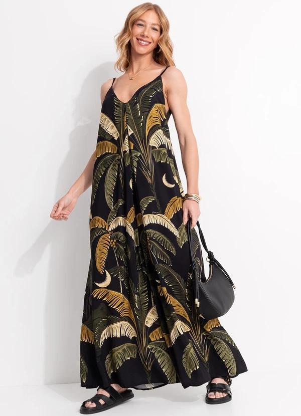 Farm - Macacão Itacaré Preto