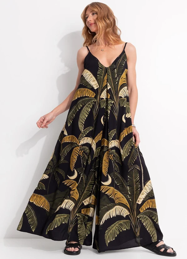 Farm - Macacão Itacaré Preto 3