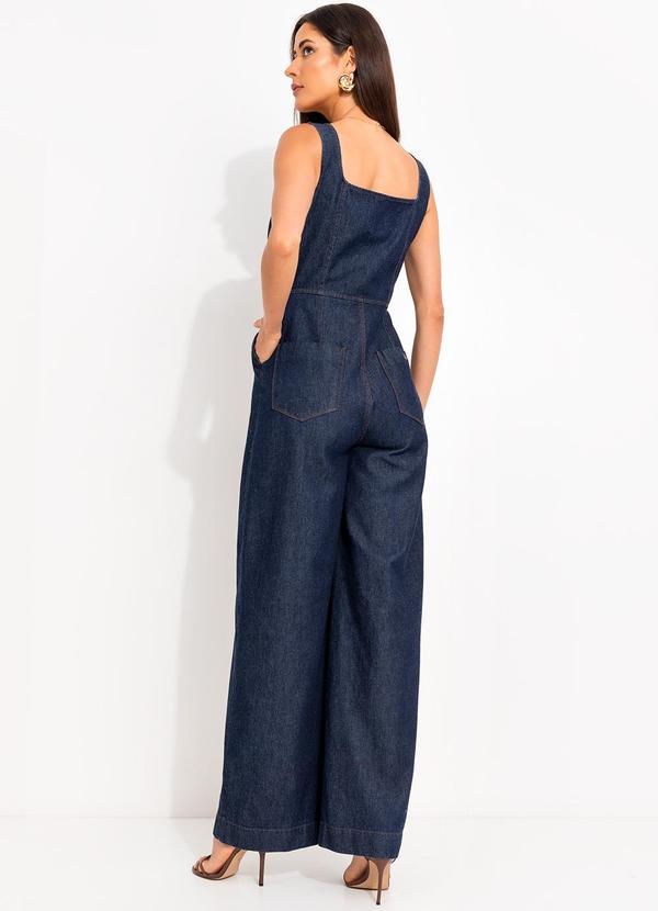 Colcci - Macacão Jeans Azul 2