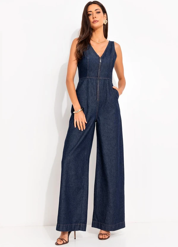 Colcci - Macacão Jeans Azul 3