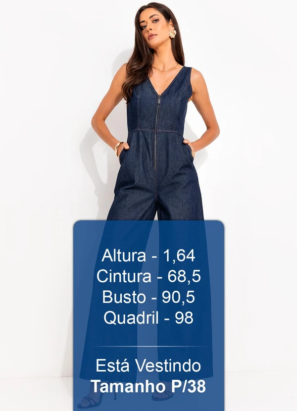 Colcci - Macacão Jeans Azul 5