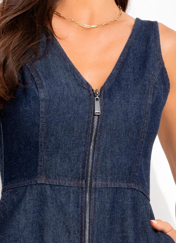 Colcci - Macacão Jeans Azul 6