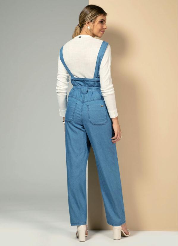 Quintess - Macacão Jeans com Suspensório 2