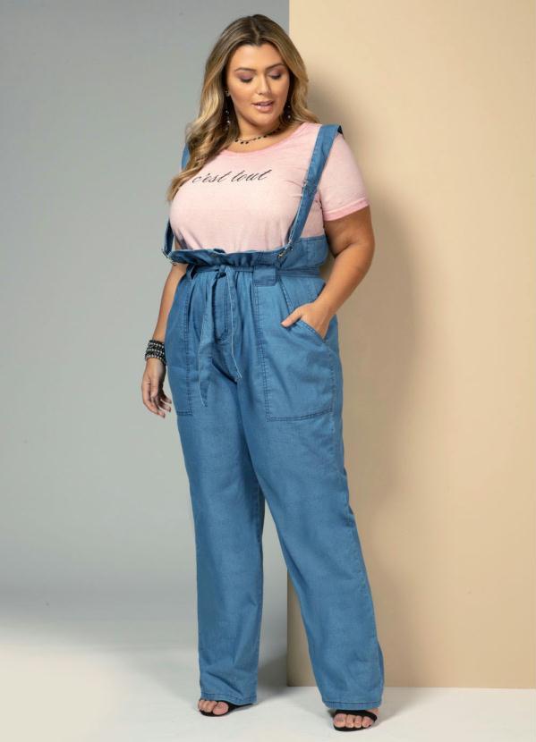 Quintess - Macacão Jeans com Suspensório 3