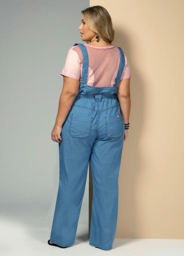 Quintess - Macacão Jeans com Suspensório 4